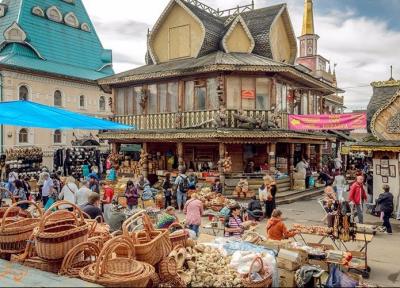 بازار ایزمایلوفسکی، بزرگ ترین و قدیمی ترین مرکز خرید سنتی در مسکو