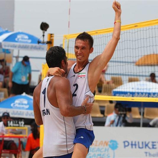 والیبال ساحلی به مدال نقره آسیا رسید