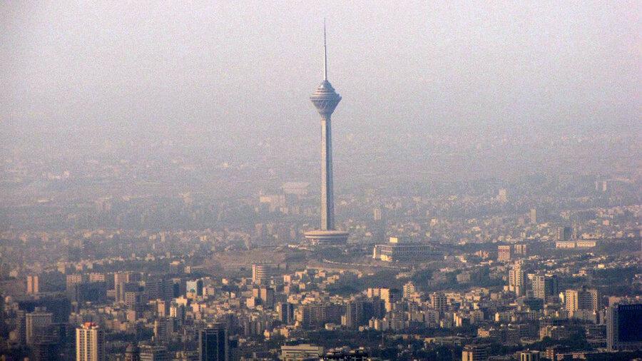 کیفیت هوای تهران قرمز شد